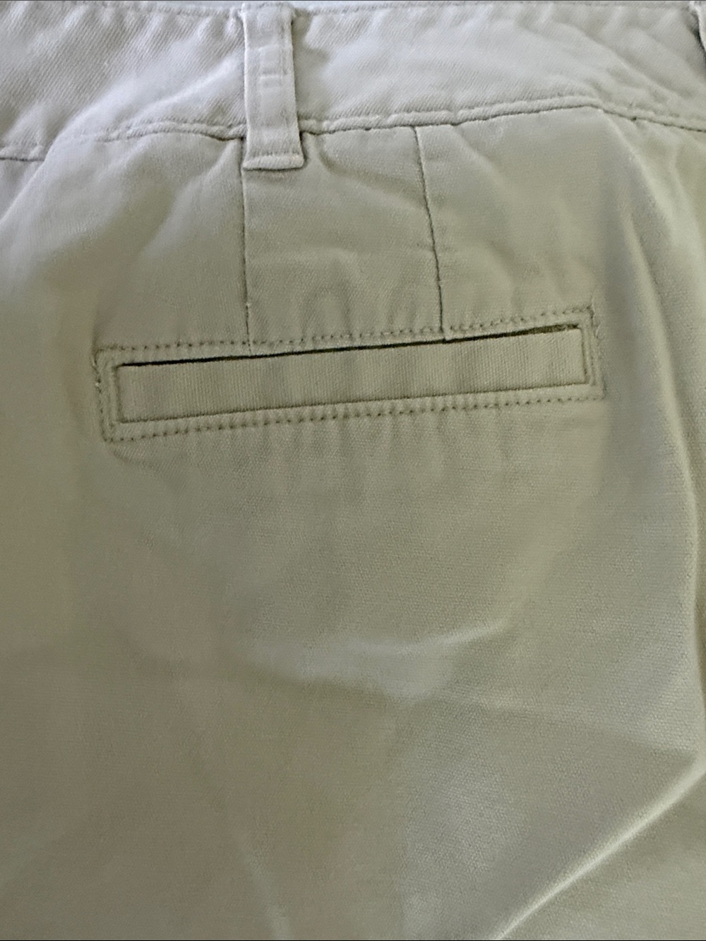 Talbots Khaki Crop Chino Pants in Light Cream - Picture 7 of 9